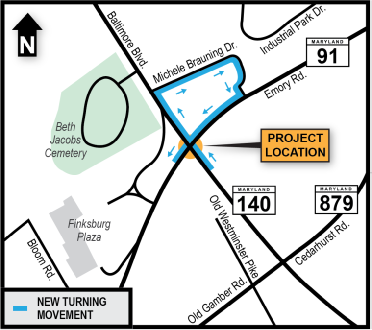 MDOT SHA MD 140 At MD 91 Intersection Improvement Project SHA Open ...