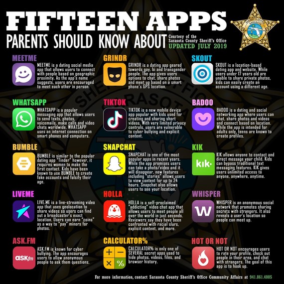 15 mobile apps parents should know about.