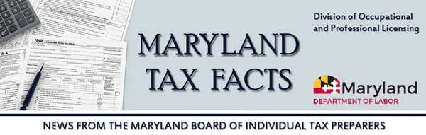 Maryland Tax Facts banner image