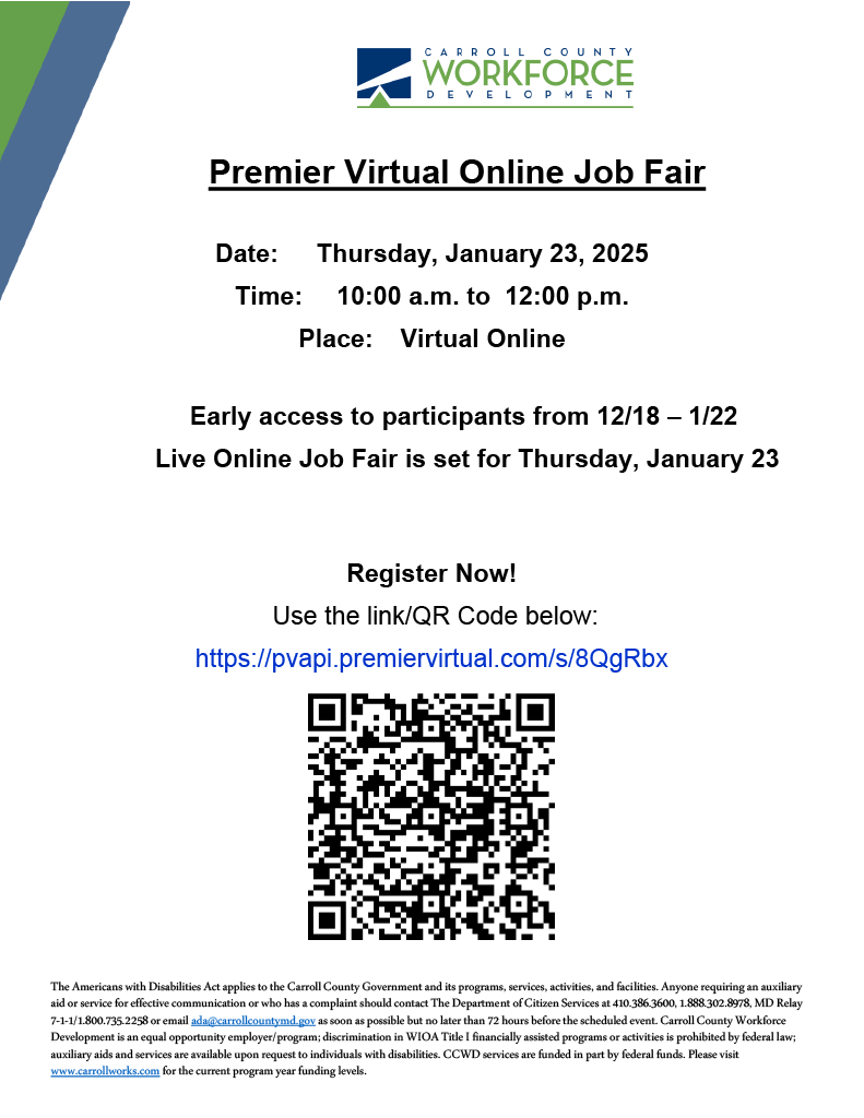 January virtual Job Fair