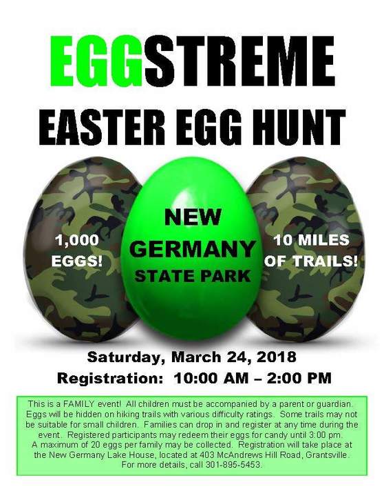 EGGstreme Easter Egg Hunt Flyer
