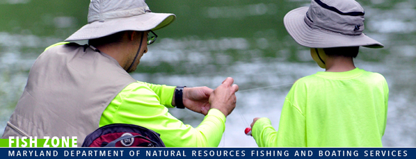 Youth fishing banner