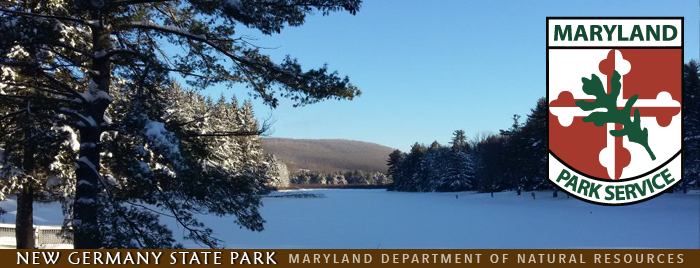 Photo of New Germany State Park with fresh snow