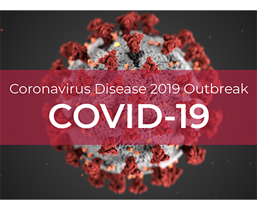 Image of coronavirus particle