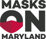 Image of masks on Maryland logo