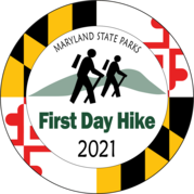 Image of hiker with words reading "I hiked"