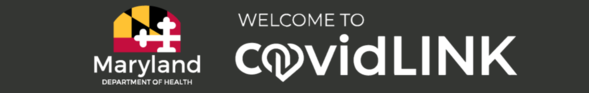 Image of covidLINK logo from state website