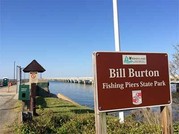 Photo of Bill Burton Fishing Pier sign