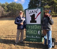 Image of hikers at first day hike