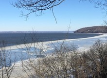 Frozen Chesapeake Bay