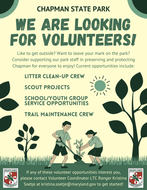 Chapman Volunteer Recruitment March 2023