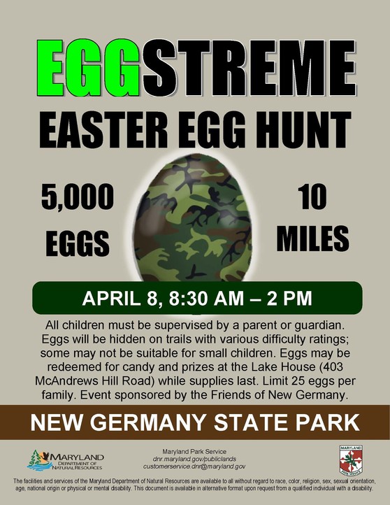 EGGstreme Egg Hunt Flyer