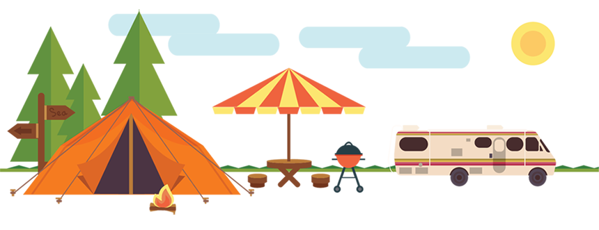 clip art RV camping