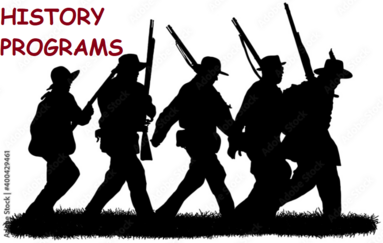 Civil war soldiers silhouette 