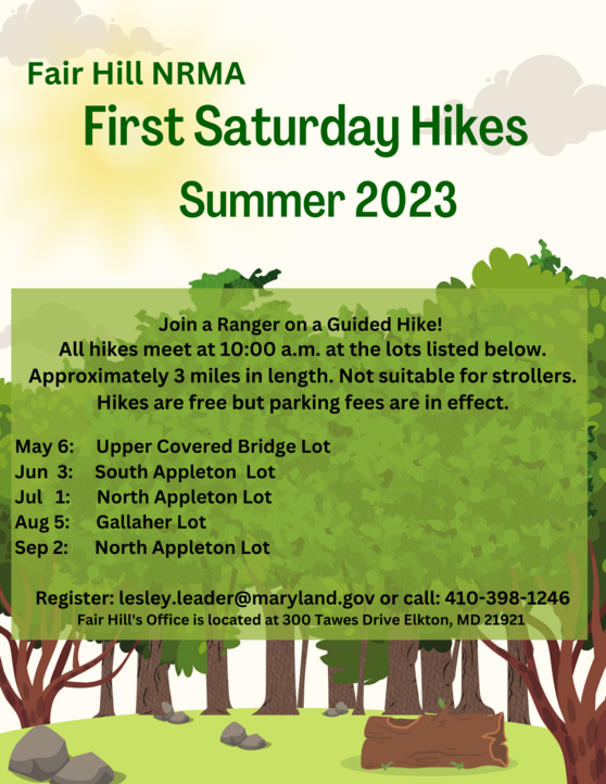 First Saturday Hikes Flier