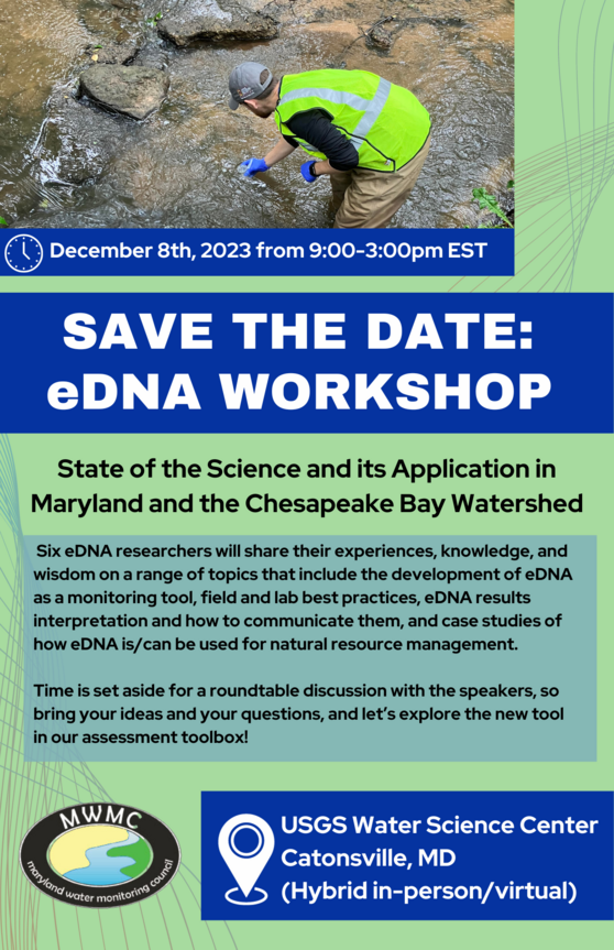 Flyer for eDNA workshop
