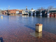 Photo of flooded city street