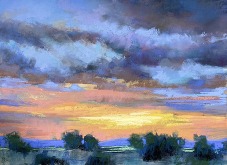 Sunset painting