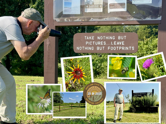 Pictured is Ken, our "25 in 2025- Ultimate Adventurer." Ken submitted more than 50 different successful challenges.