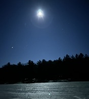 Full Moon over New Germany Lake