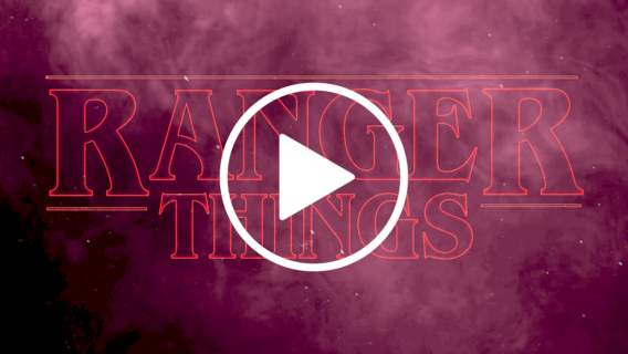 Title card for Ranger Things