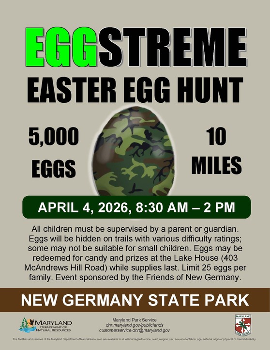 EGGstreme Easter Egg Hunt Flyer