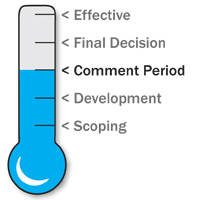 Thermomotor indicating comment period