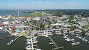 Large marina and waterfront 