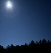 Picture of Full Moon over New Germany Lake