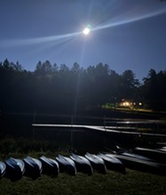 Picture of Full Moon over New Germany Lake