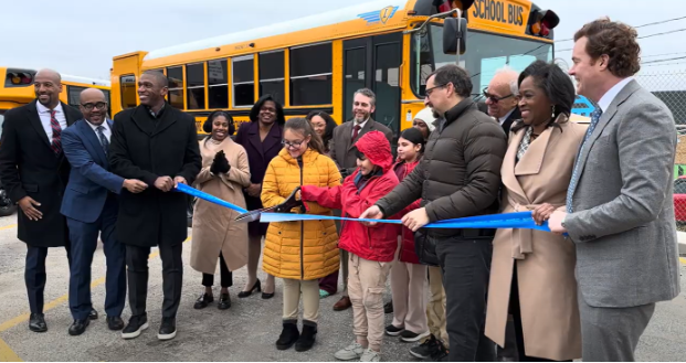 Baltimore City School Buses Ribbon Cutting