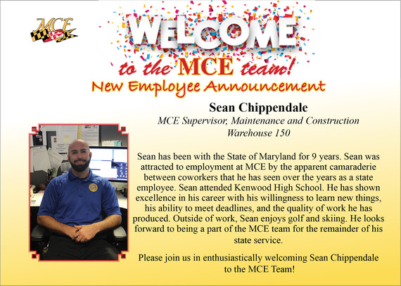 New Employee Announcement 