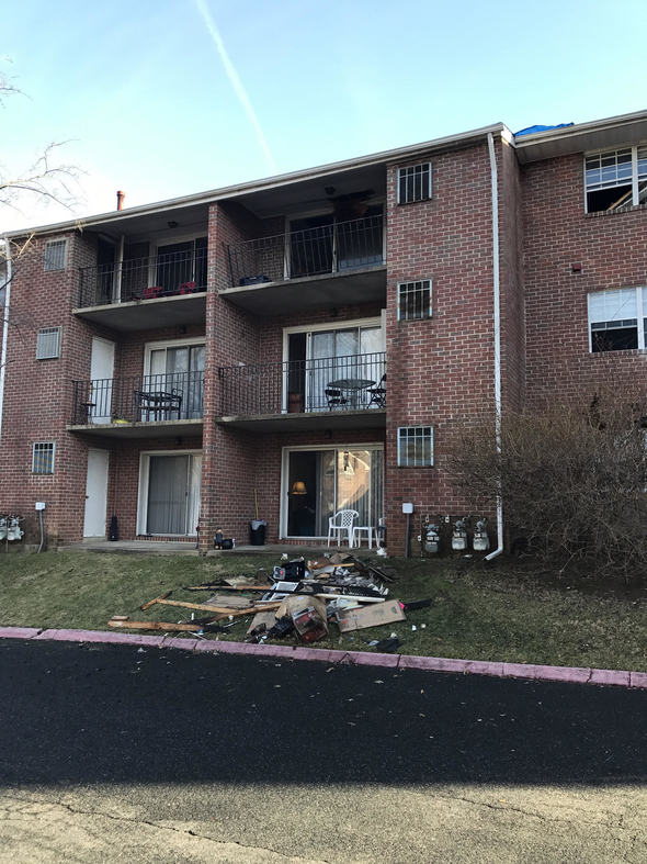 1622 Denise Drive Rear - Courtesy of OSFM