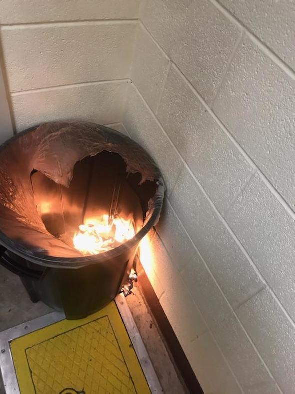 Bowie Trash Can Fires 10/11/17