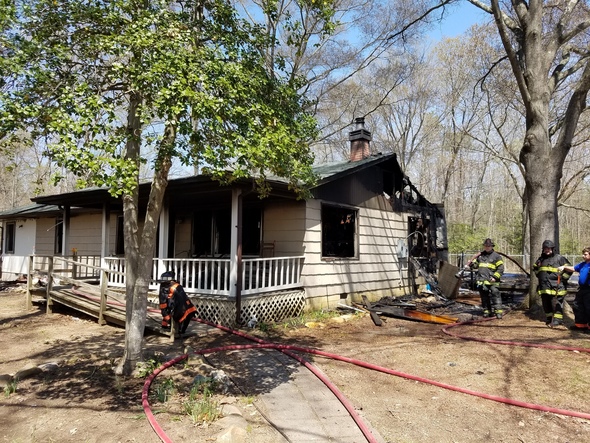 Mt Pisgah Farm Road House Fire