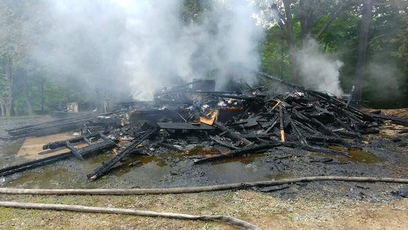 Garage Fire Prince Frederick 6-11-18