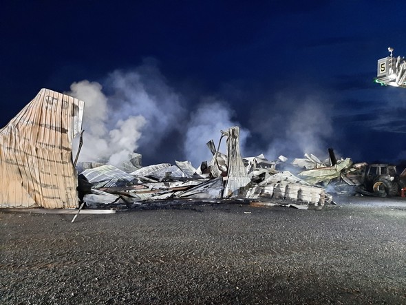 Pole Barn Fire