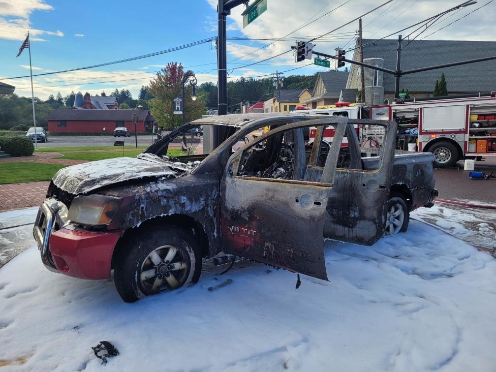 Oakland Truck Fire 