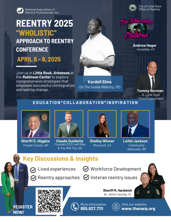 NARP Reentry Conference Flyer
