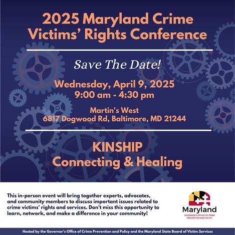 Crime Victims Rights Conference Flyer