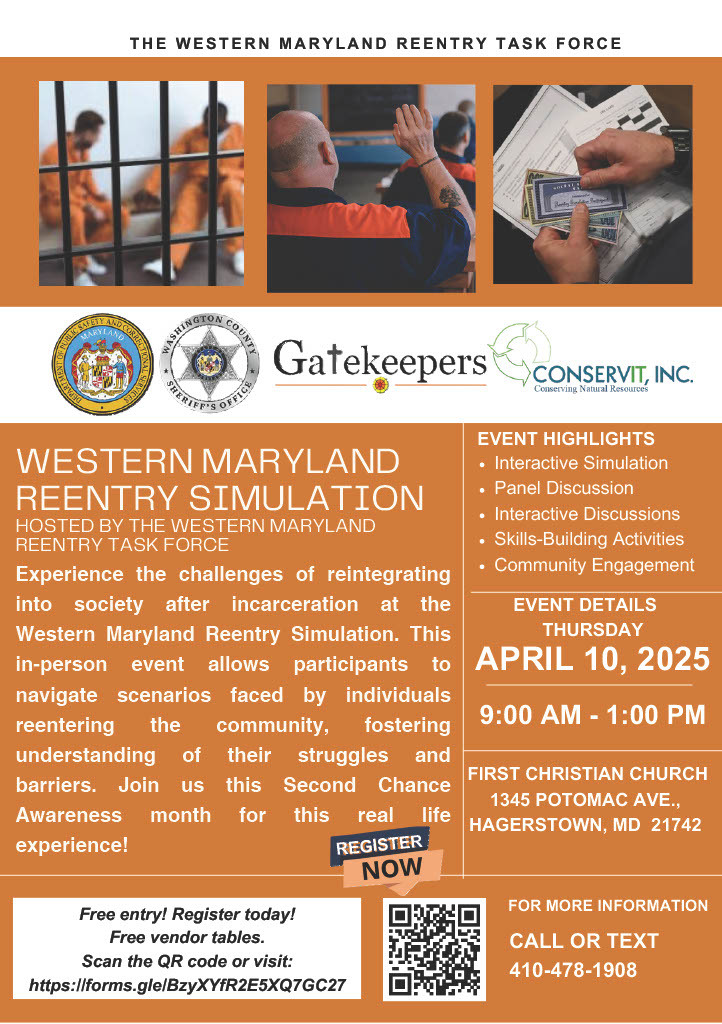 Western Maryland Reentry Simulation Flyer