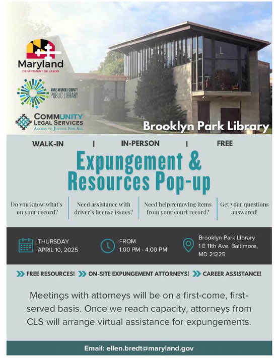 Expungement Fair Flyer