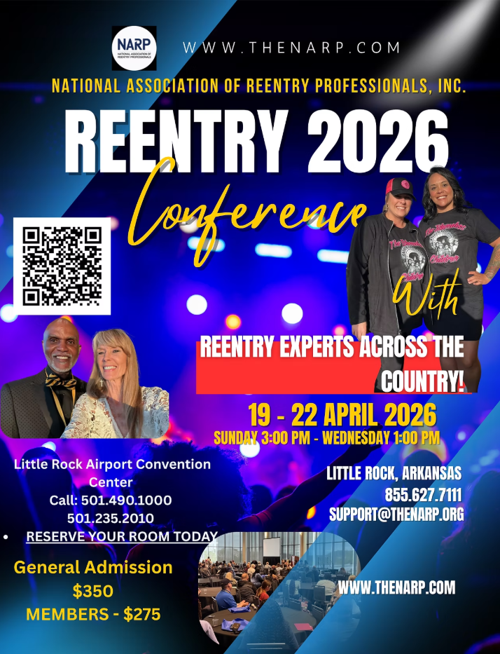 NARP 2026 Reentry Conference Flyer