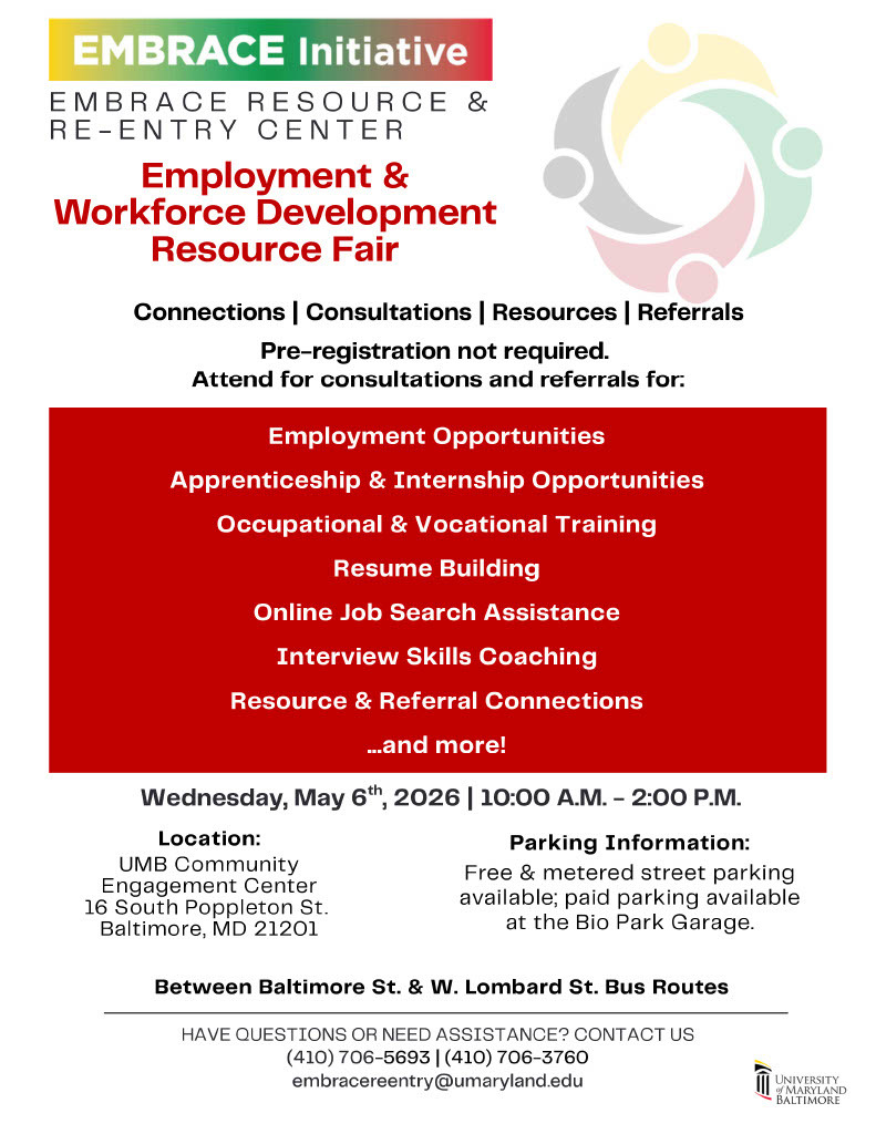 Employment & Workforce Development Resource Fair Flyer