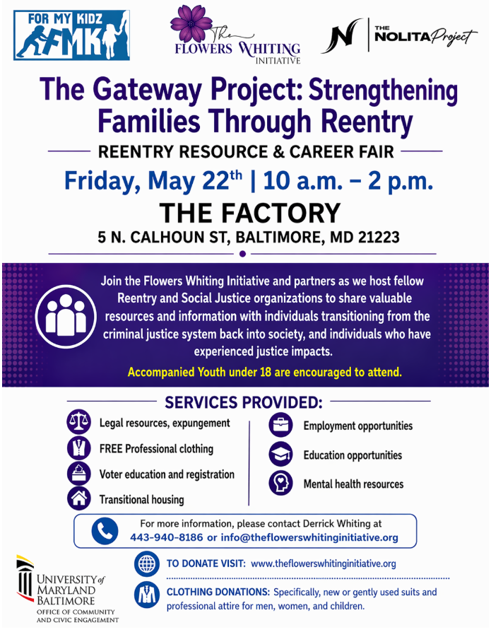 Annual Reentry Resource & Career Fair Flyer