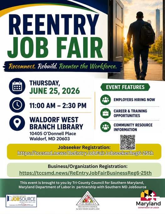 Reentry Job Fair Flyer