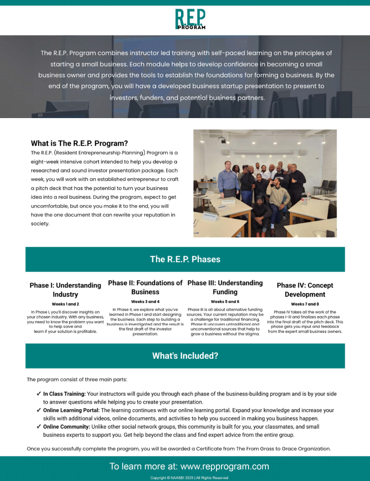 REP Program Flyer