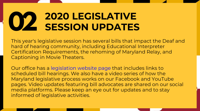 2020 Legislative Session Updates