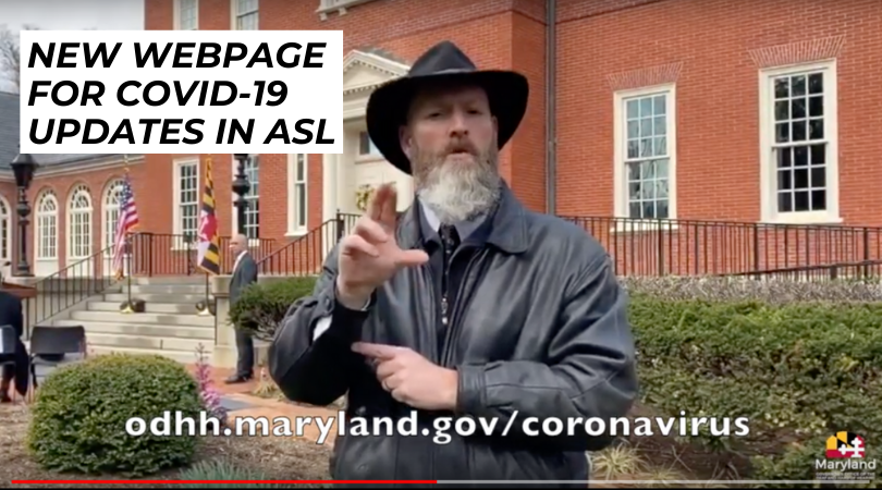 New Webpage for COVID-19 Updates in ASL