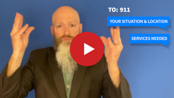 Text to 911 ASL Video